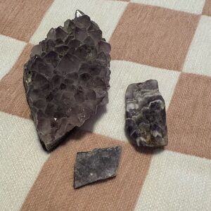 Elegant Amethyst Crystal Set - Purple Home Accents